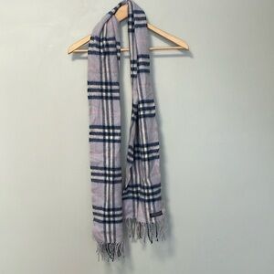 Foxford 100% Lambswool made in Ireland Plaid checkered Scarf